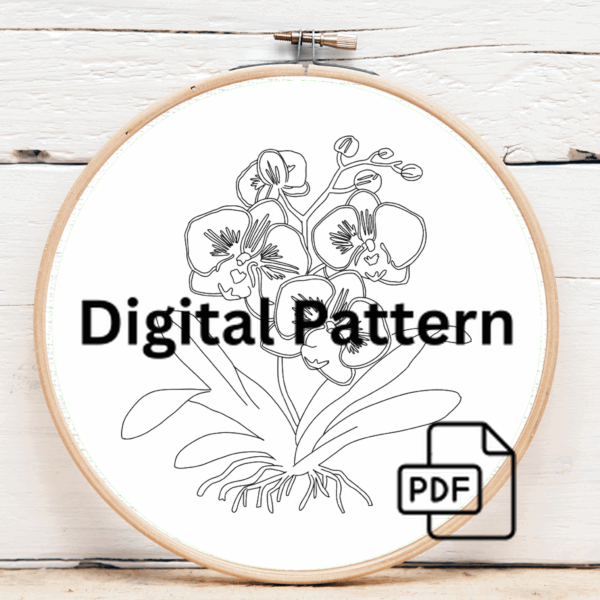 close-up-embroideryed-picture-flower