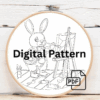 close-up-painting-rabbit-brush-palette