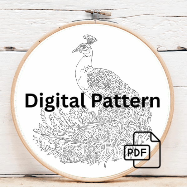 close-up-peacock-embroidery-hoop-flowers-2
