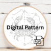 close-up-crab-embroidered-hoop-flowers