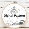 close-up-sloth-rug-cross-stitch-pattern