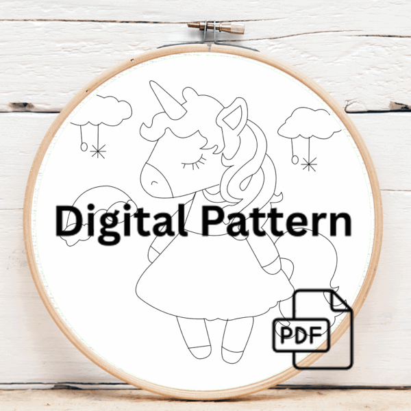 close-up-unicorn-embroideryed-hoop
