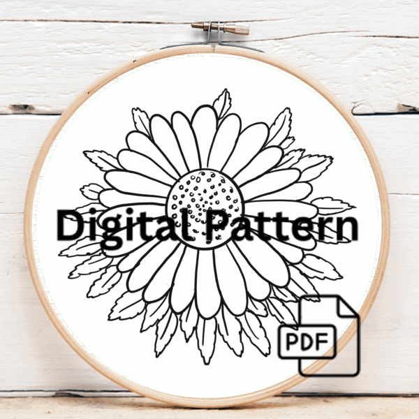 close-up-white-flower-embroidered-wooden-hoop