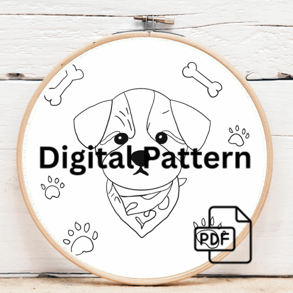 close-up-cross-stitch-dog-bandana