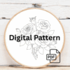 bouquet-roses-leaves-flowers