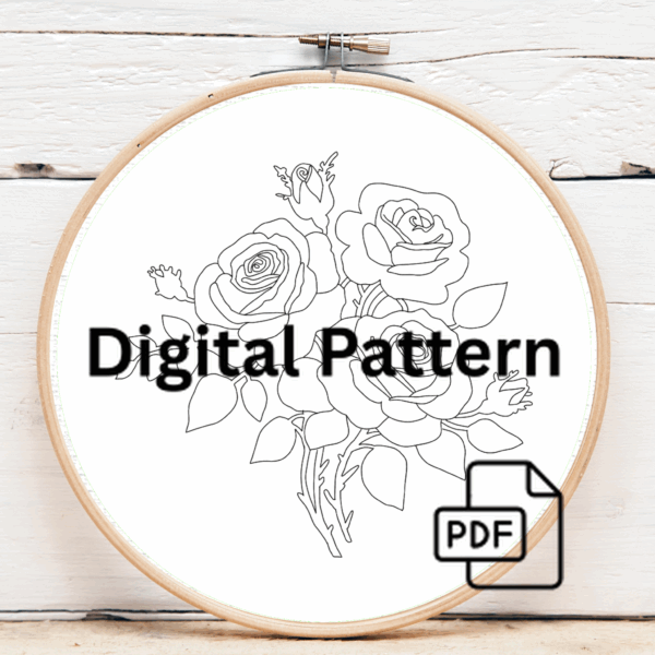 bouquet-roses-leaves-flowers