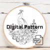 arafed-embroidery-peacock-flowers-leaves