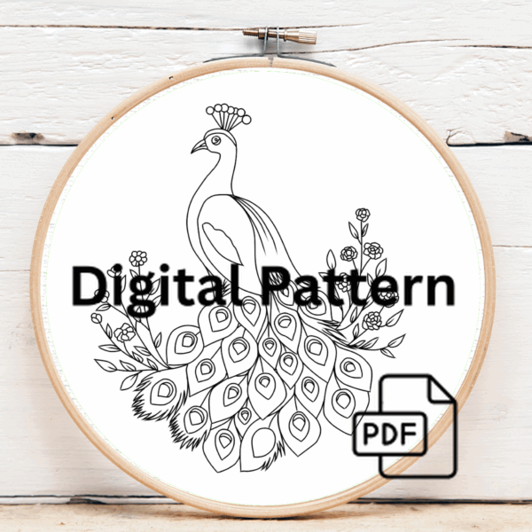arafed-embroidery-peacock-flowers-leaves