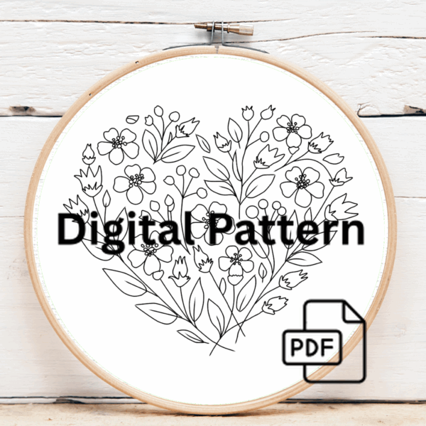 embroidery-art-black-flower-white-cloth