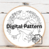 embroidery-art-cabin-woods-snowy-scene