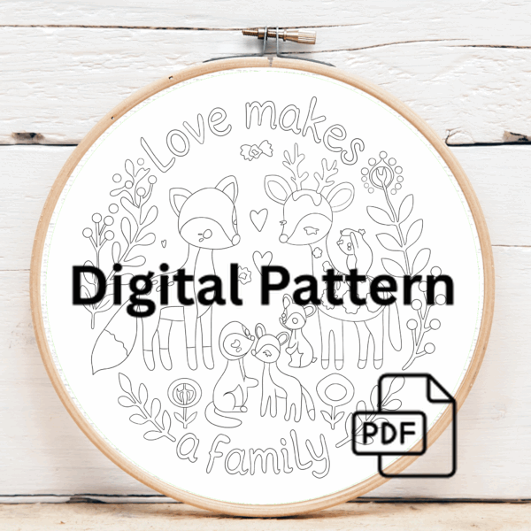 embroidery-art-family-animals-quote