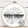 close-up-cross-stitch-picture-forest-lake