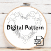 embroidery-heart-flowers-leaves-gray-background