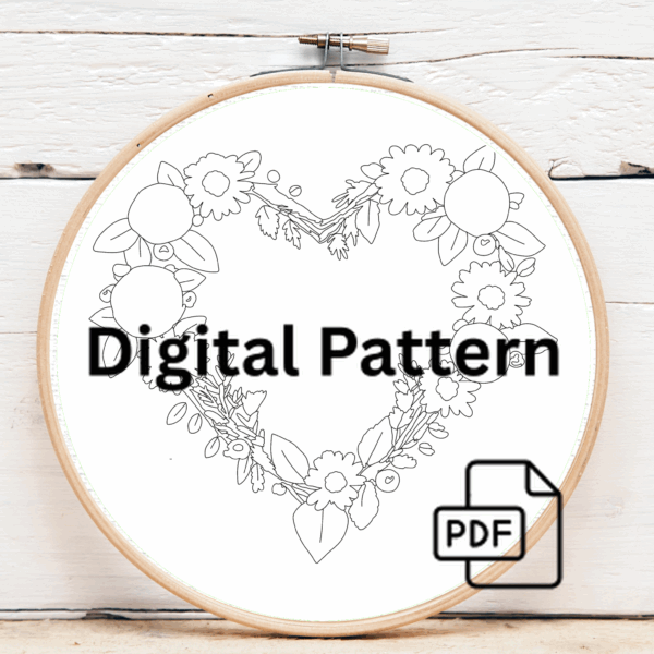 embroidery-heart-flowers-leaves-gray-background
