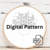 embroidery-basket-daisies-green-background