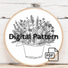embroidery-basket-flowers-green-wall