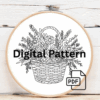 embroidery-basket-flowers-lavenders-green-surface