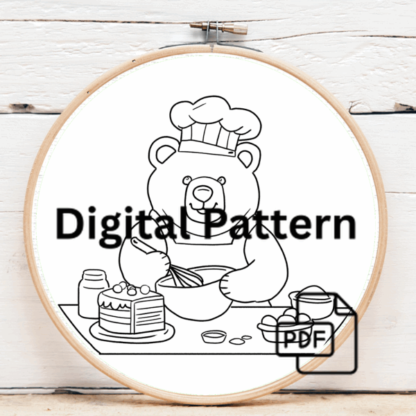 embroidery-bear-chef-s-hat-making-cake