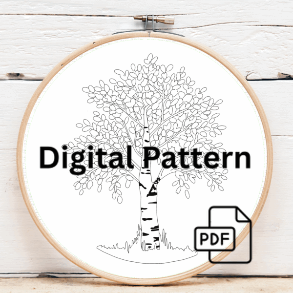 embroidery-birch-tree-green-leaves-white-wall