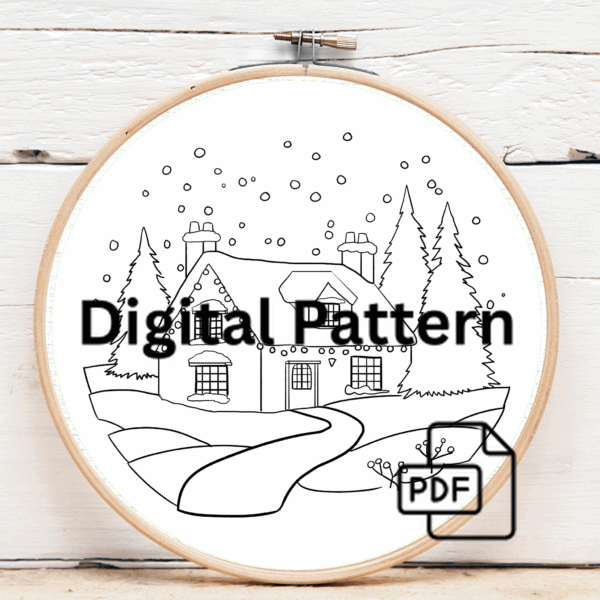 close-up-cross-stitch-picture-house-snow
