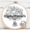 embroidery-bouquet-flowers-white-cloth