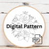 embroidery-bouquet-red-roses-blue-background