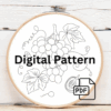 embroidery-bunch-grapes-leaves-plum