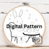 embroidery-bunny-sitting-at-table-cupcake
