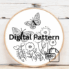 embroidery-butterfly-flowers-wooden-surface-2