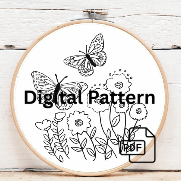 embroidery-butterfly-flowers-wooden-surface-2