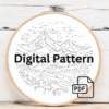 close-up-cross-stitch-picture-mountain-scene