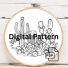 embroidery-cactus-plant-orange-flowers-succulents