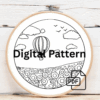 embroidery-hot-air-balloon-flying-over-field-sunflowers