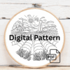embroidery-lavender-field-house-sun-background
