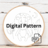 embroidery-lion-star-moon-background