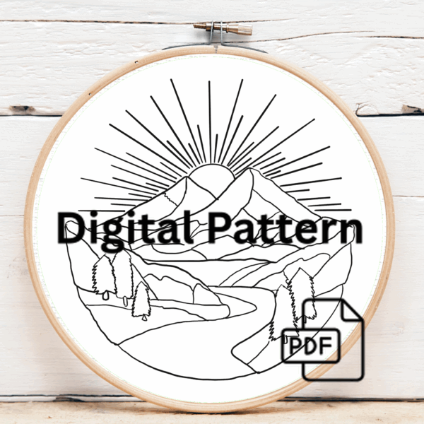 embroidery-mountain-scene-river-sun