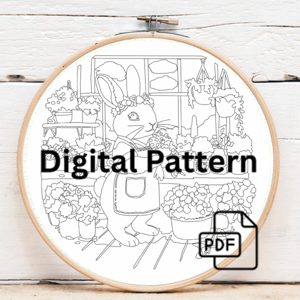 close-up-cross-stitch-picture-rabbit-flower-shop