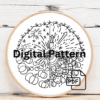 embroidery-picture-firework-green-orange-theme