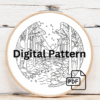 close-up-cross-stitch-picture-river-trees