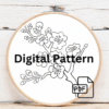 embroidery-pink-flower-white-background-hoop