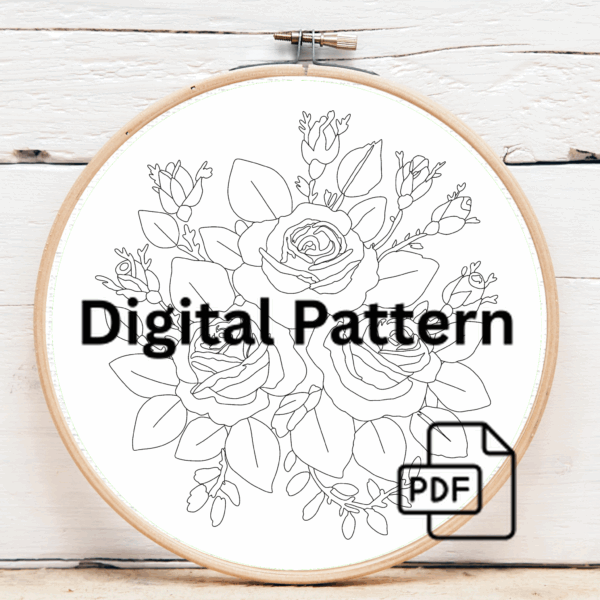 embroidery-rose-green-leaves-red-flowers