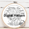 close-up-cross-stitch-picture-tree-heart