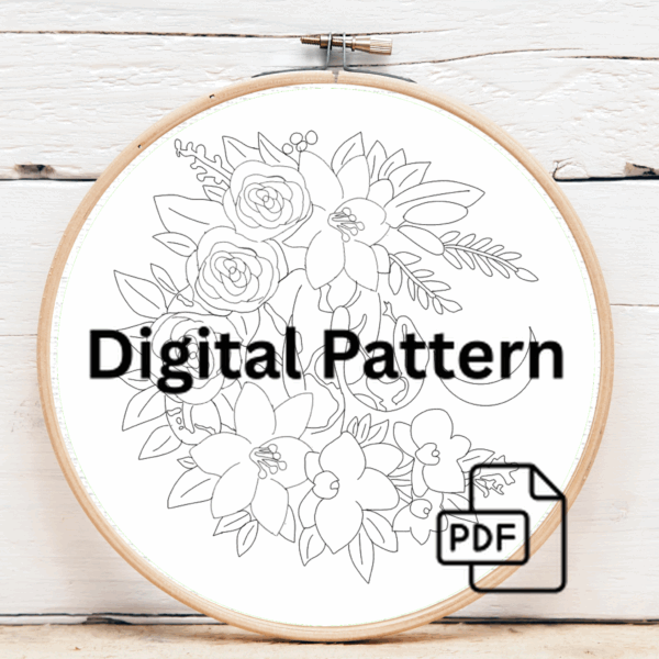 embroidery-snake-flowers-crescent-white-background