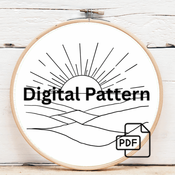 embroidery-sun-setting-over-green-field-white-background