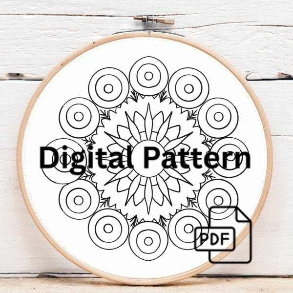 embroidery-sunflower-wooden-hoop-table
