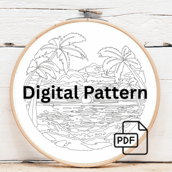 embroidery-sunset-scene-palm-trees-beach