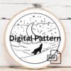 close-up-cross-stitch-picture-wolf-moon