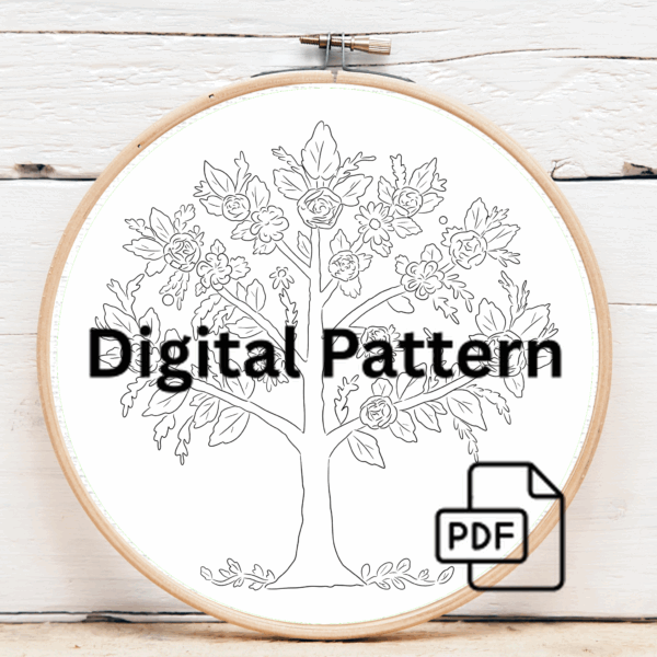 embroidery-tree-flowers-leaves-wooden-surface-3