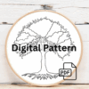 embroidery-tree-green-leaves-blue-leaves