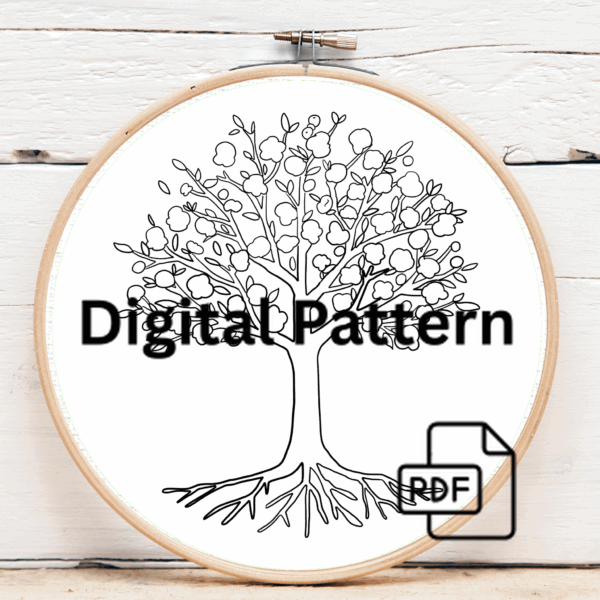 embroidery-tree-pink-flowers-green-leaves
